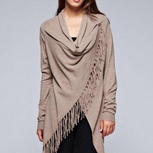 Love Stitch Carys Fringed Shawl Sweater